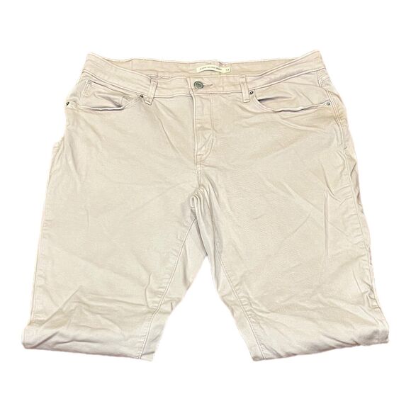 Levi's Womens Jeans Sz 33 Classic Mid Rise Skinny Stretch Denim 36x29 Mauve - Picture 2 of 7